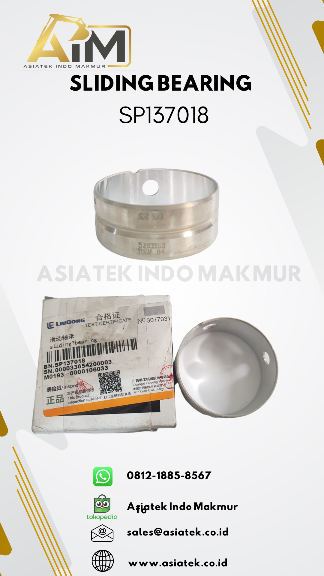 SLIDING BEARING (SP137018)